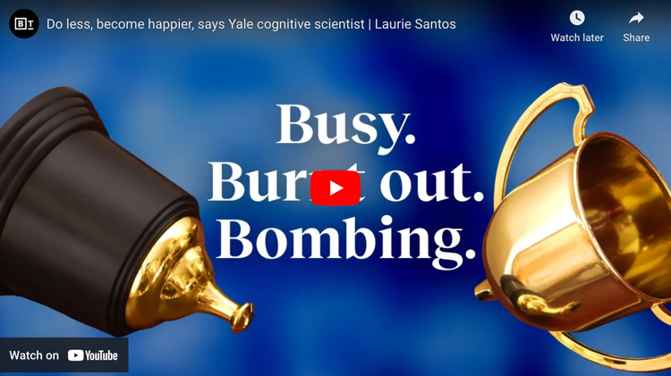thumbnail from Do less, become happier, says Yale cognitive scientist