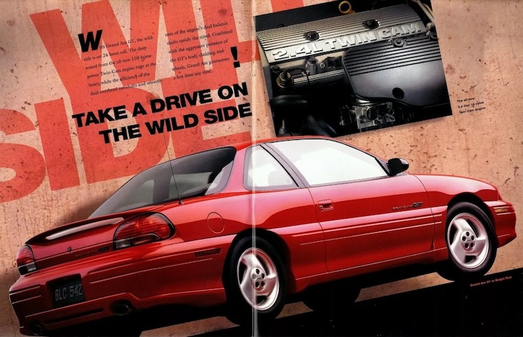 1996 Pontiac Grand Am GT dealer catalog image