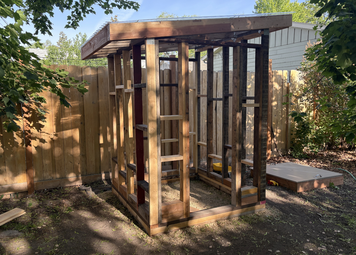 framed shed playhouse