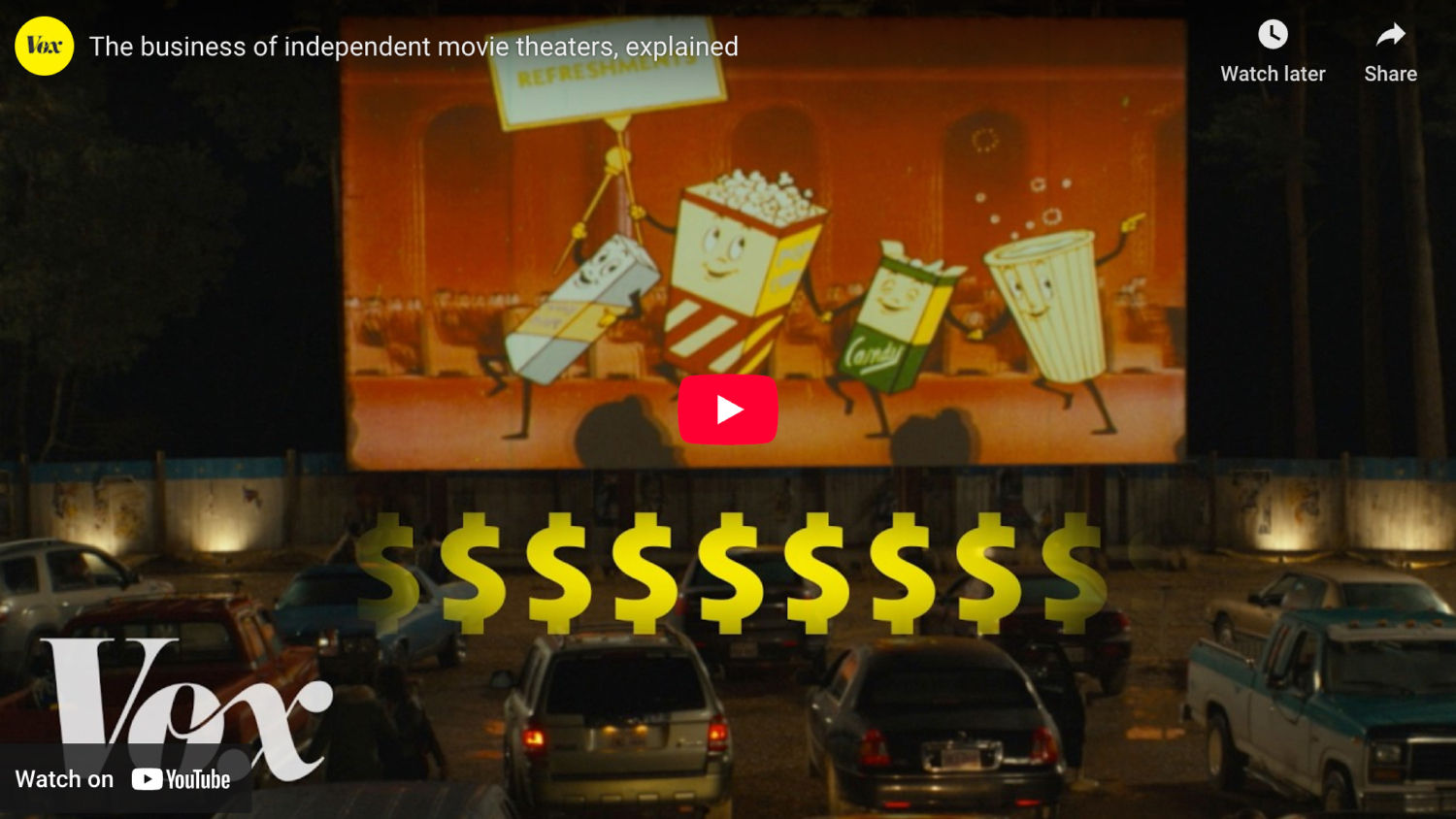 thumbnail from The business of independent movie theaters, explained