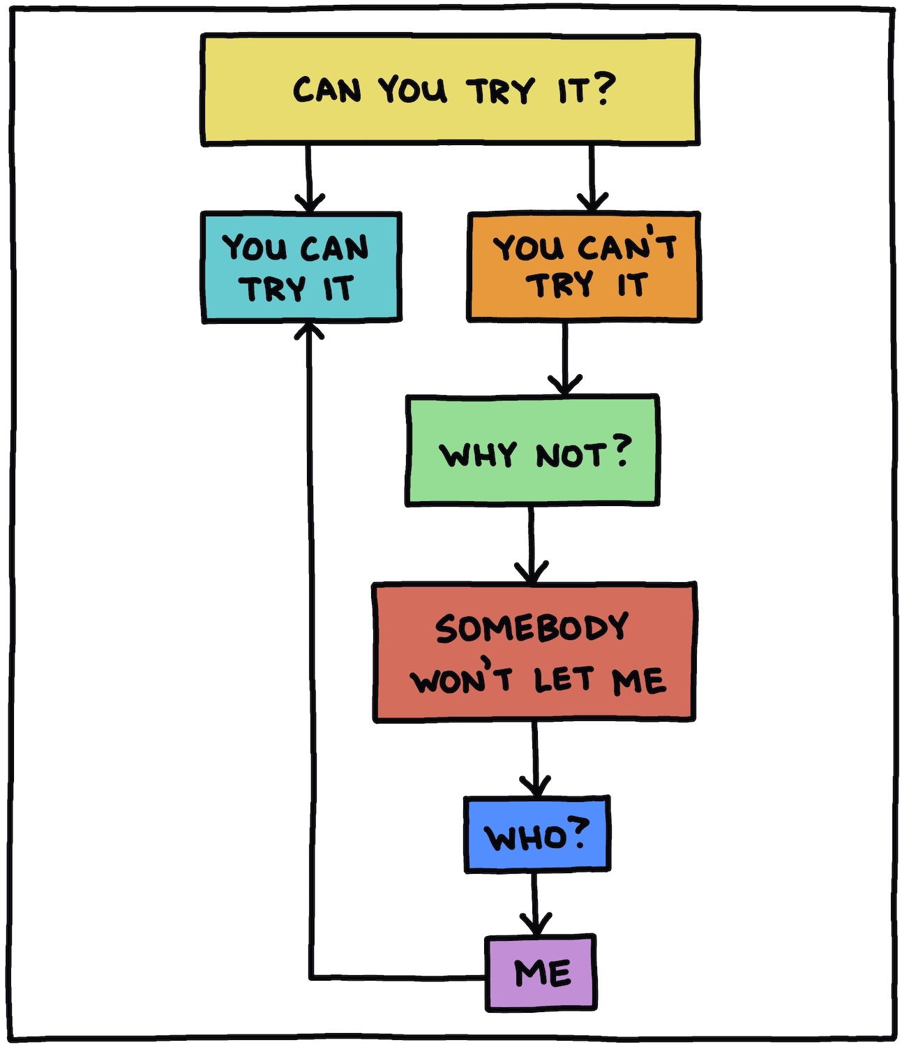 Flow chart: Can You Try It?