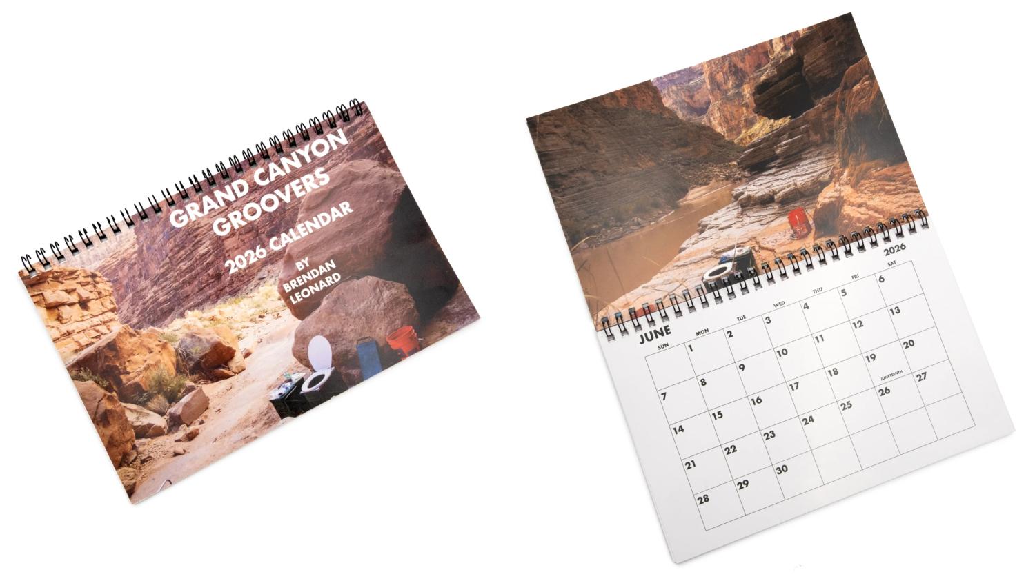 Grand Canyon Groovers Calendar 2026