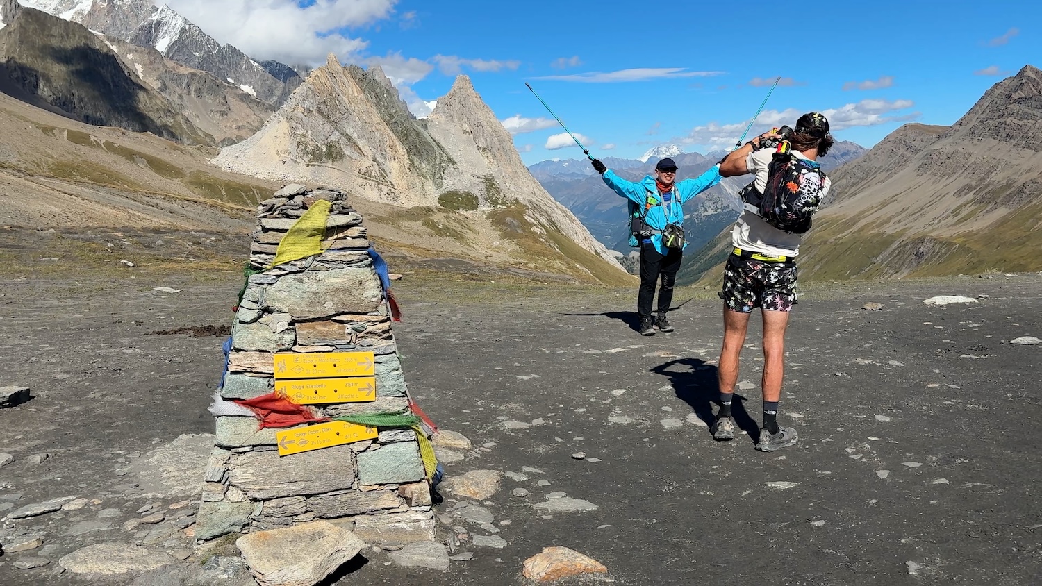 guy from singapore on Col de la Seigne