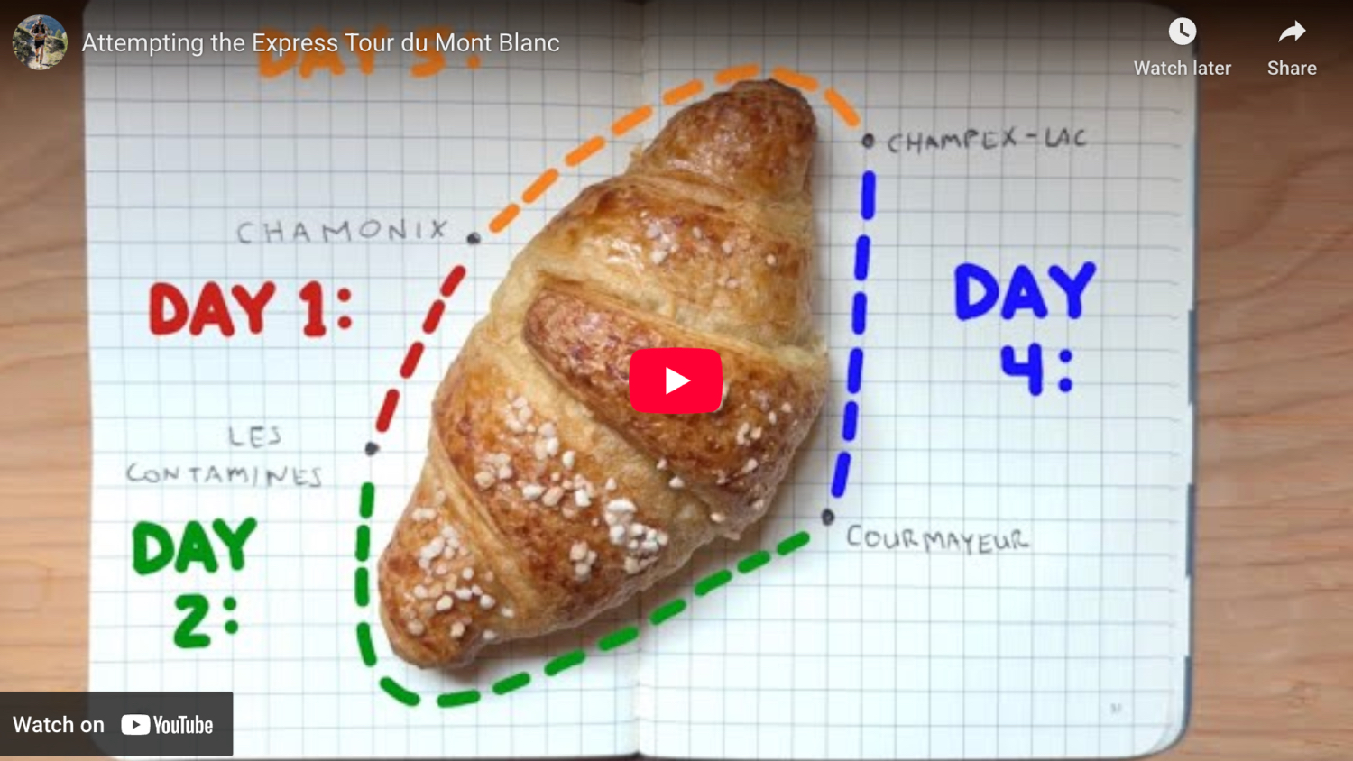 thumbnail from Attempting the Express Tour du Mont Blanc