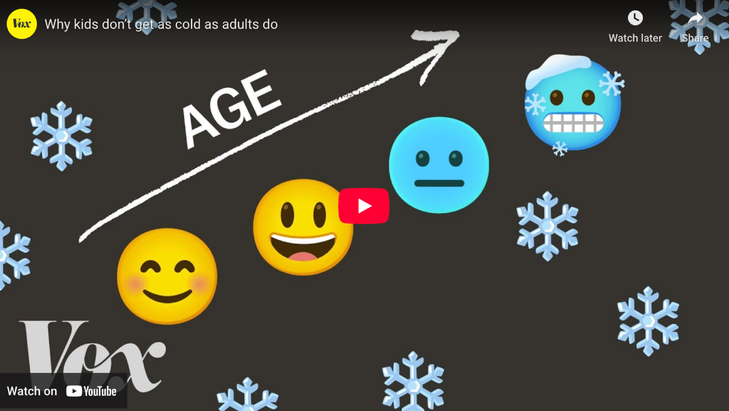 thumbnail from Why Kids Don't Get As Cold As Adults Do