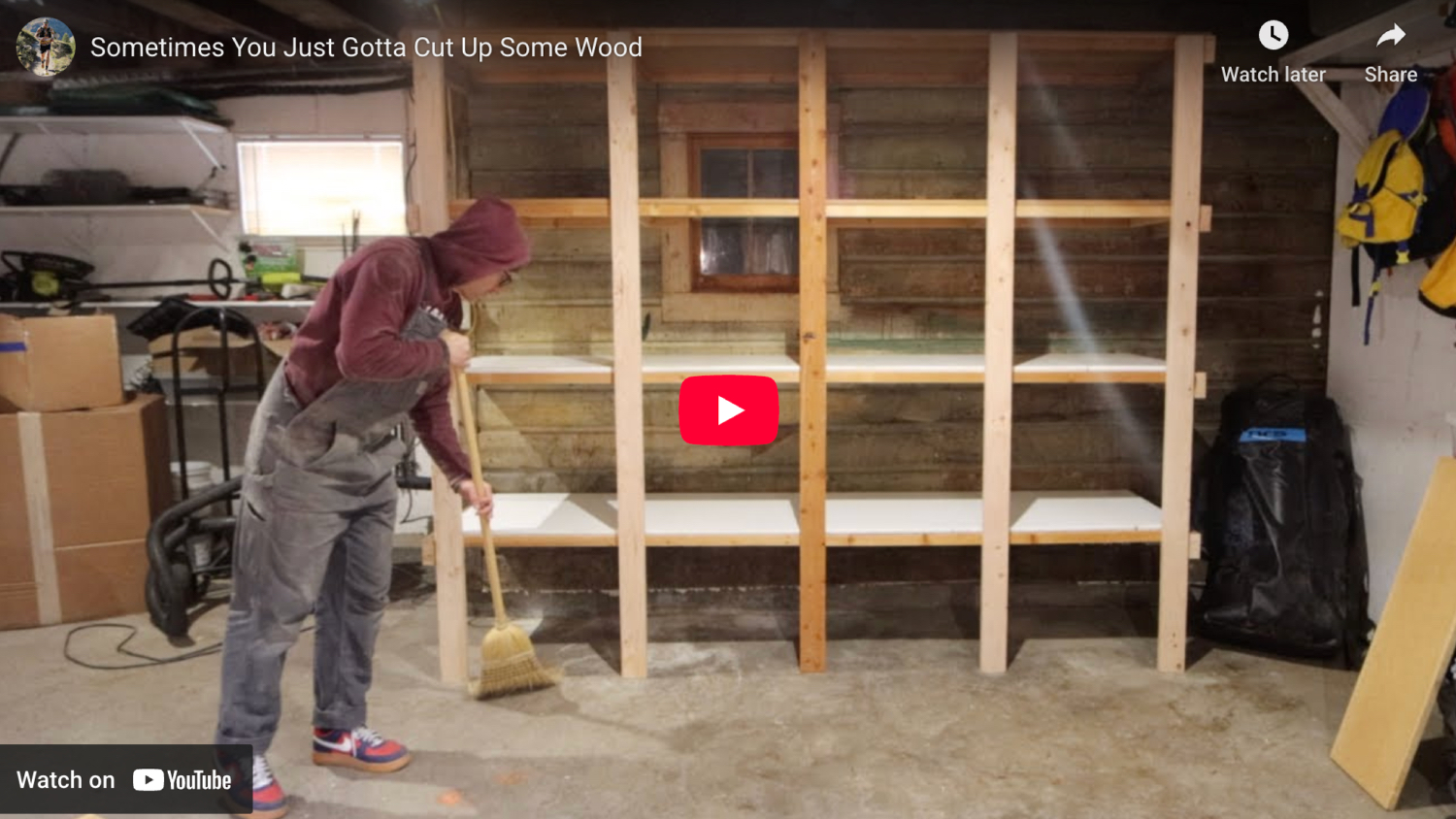 thumbnail from Sometimes You Just Gotta Cut Up Some Wood