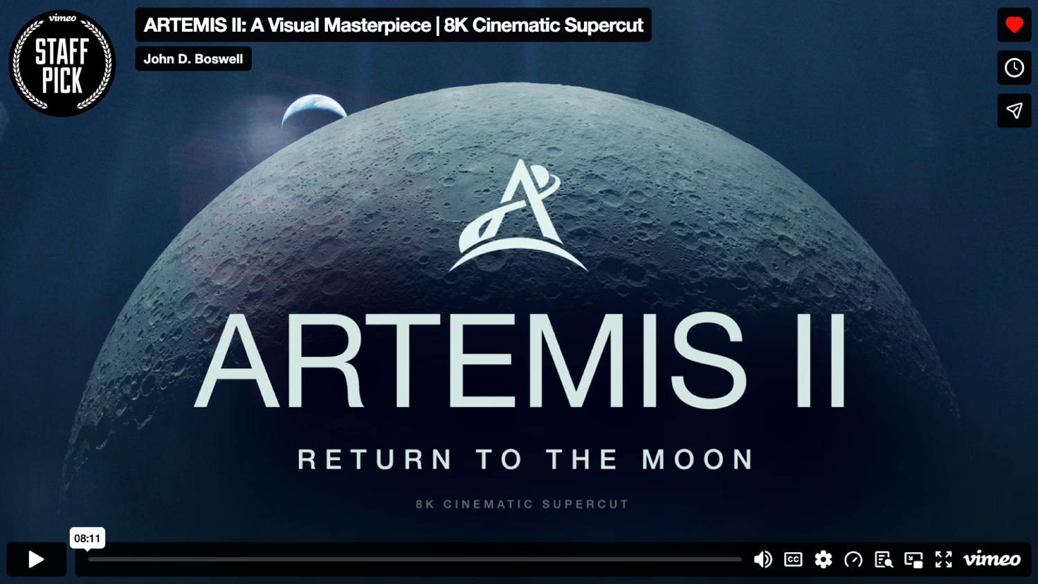 thumbnail from ARTEMIS II- A Visual Masterpiece | 8K Cinematic Supercut