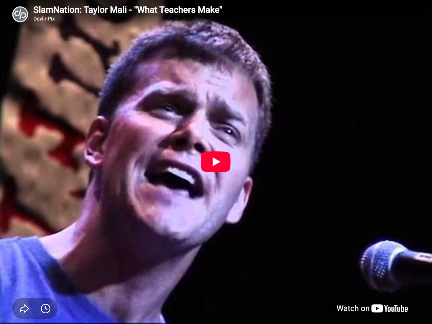 thumbnail from SlamNation- Taylor Mali - What Teachers Make