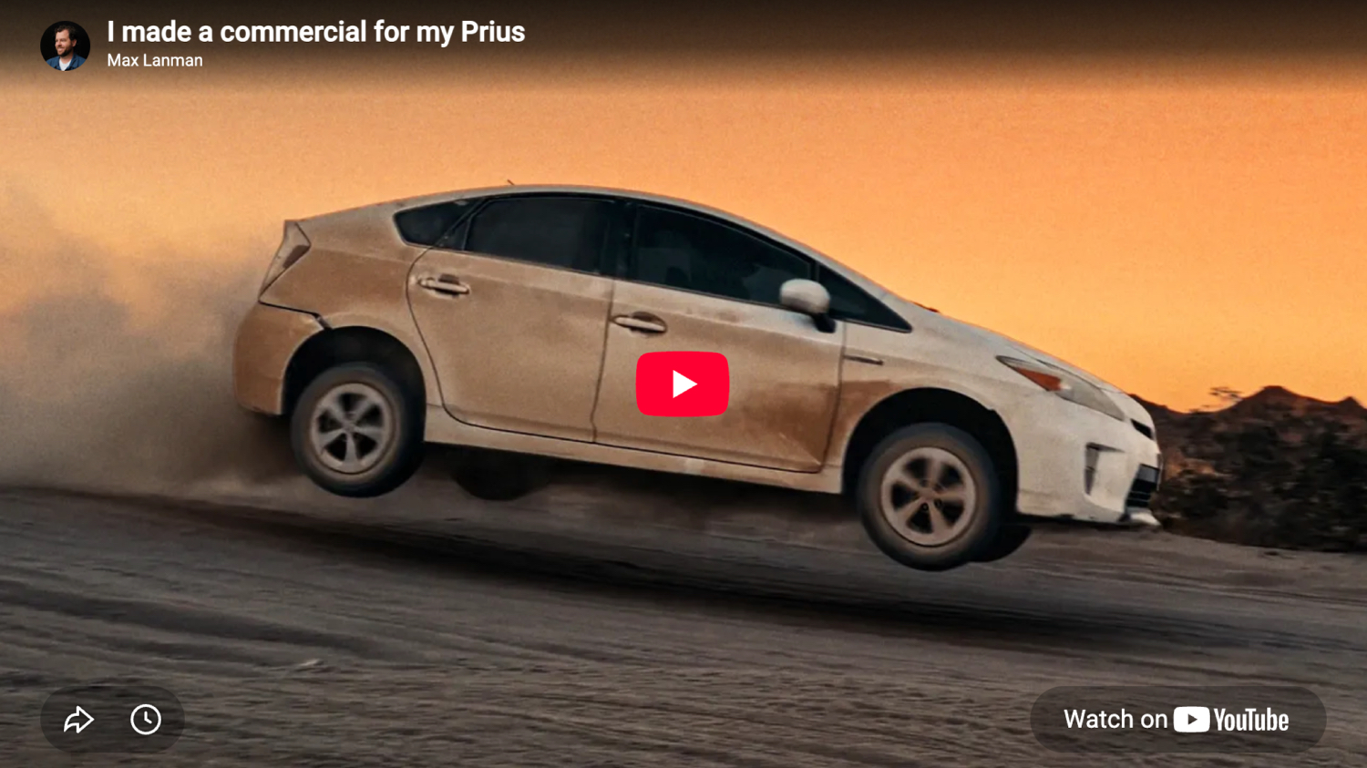 thumbnail from I made a commercial for my Prius